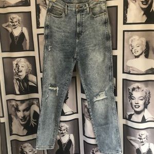 Highest-Rise Slim Straight Jeans